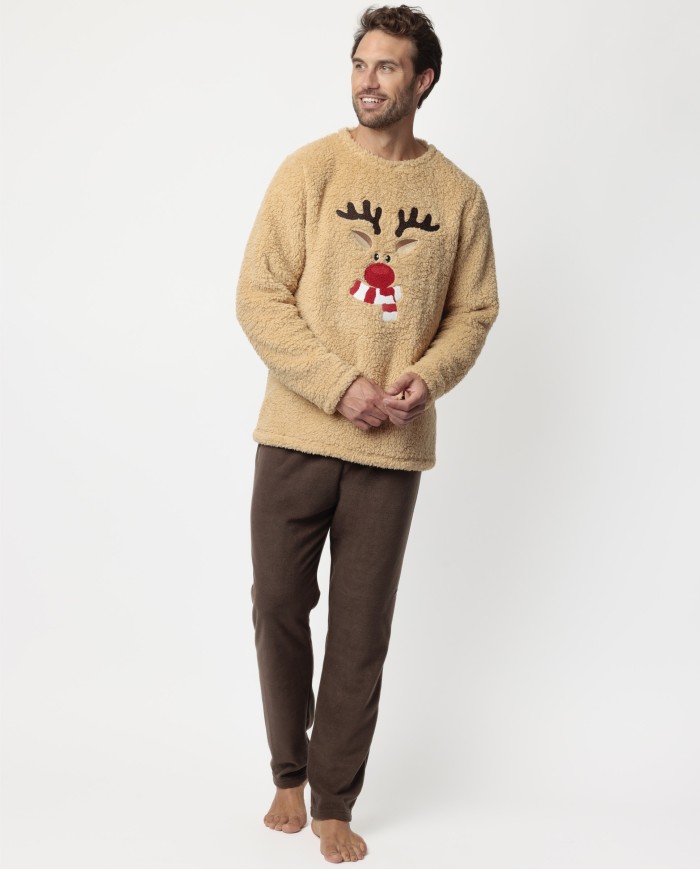 Pijama Manga Larga Calentito Reindeer para | Lovehomewear