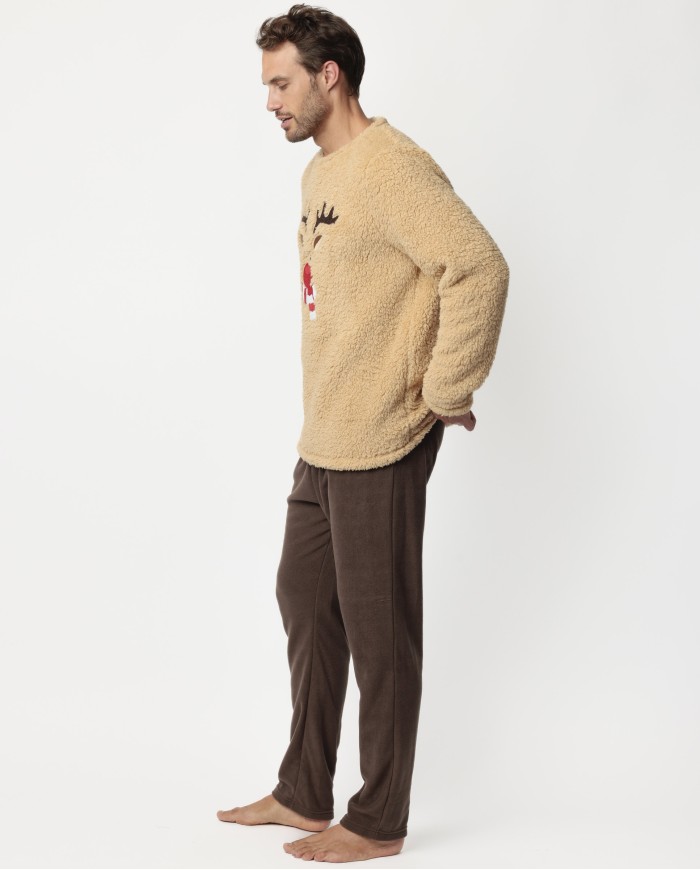 Pijama Manga Larga Calentito Reindeer para | Lovehomewear