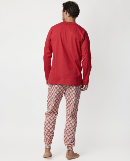 Pijama Manga Larga Reindeer para Hombre | Lovehomewear 2