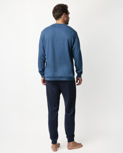 Pijama Manga Larga Watercolor para Hombre | Lovehomewear 2