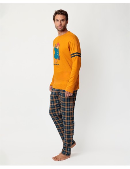 Pijama Manga Larga Square para Hombre | Lovehomewear
