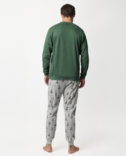 Pijama Manga Larga Puppet Boy para Hombre | Lovehomewear 2