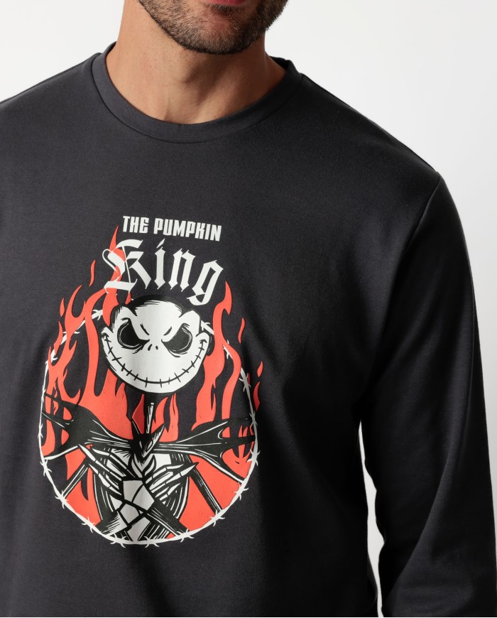 Pijama Manga Larga Nightmare para Hombre | Lovehomewear