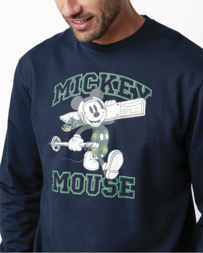 Pijama Manga Larga Felpa Ski Mouse para | Lovehomewear