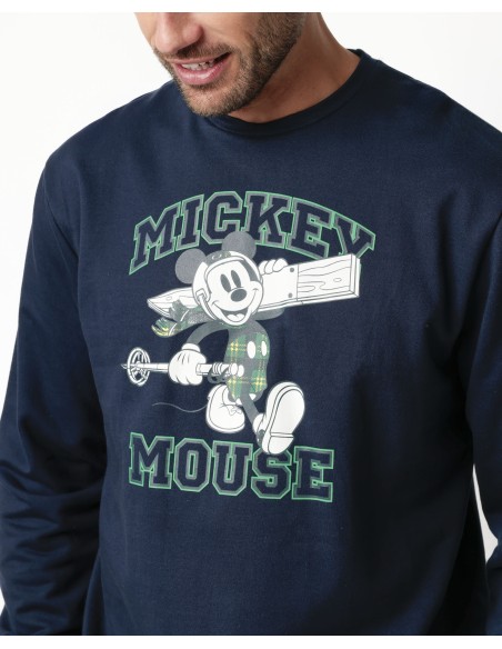 Pijama Manga Larga Felpa Ski Mouse para | Lovehomewear