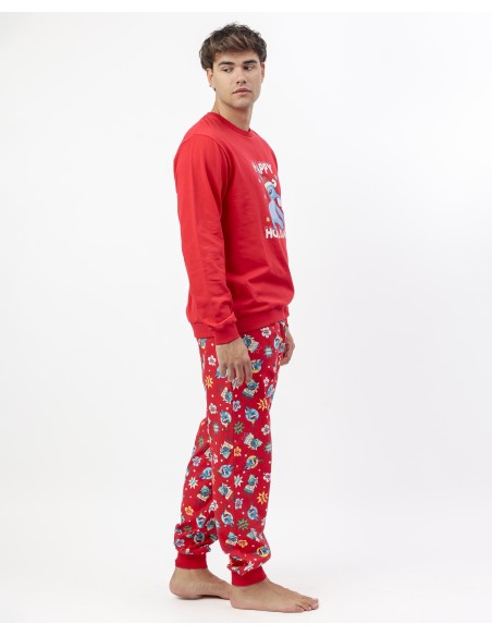 Pijama Manga Larga Stitch Happy Holidays para | Lovehomewear