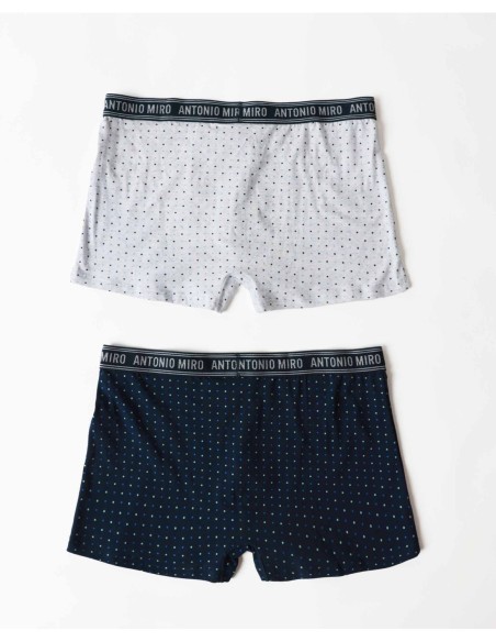 Calzoncillo/Boxer Dots para Hombre, (Caja de | MrDandy