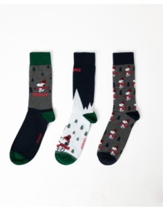 Calcetín Mediano Snoopy Mountains para | MrDandy