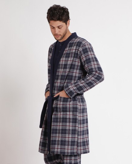 Bata Manga Larga Calentita Sober para Hombre | Lovehomewear 2