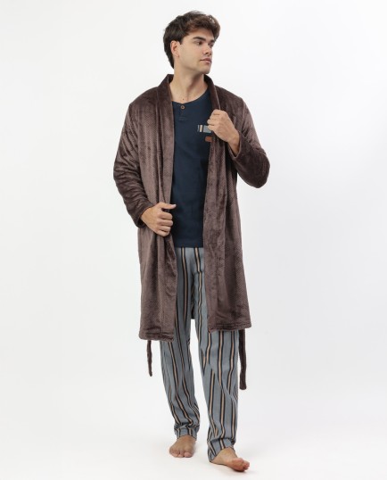 Bata Manga Larga Calentita Spiga para Hombre | Lovehomewear