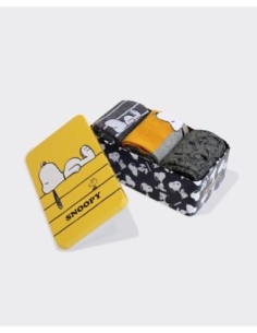 Calcetín Mediano Yellow Snoopy para Hombre, | MrDandy 2