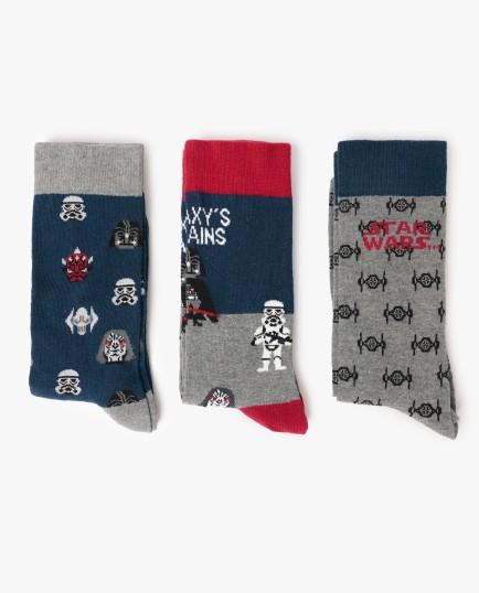 Calcetín Mediano Galaxy Villains para Hombre, | Lovehomewear