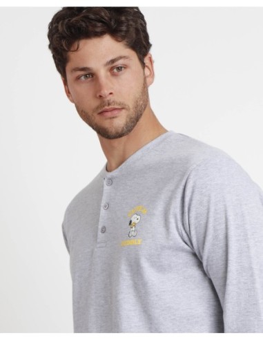 Pijama Manga Larga Snoopy Funny para Hombre | MrDandy