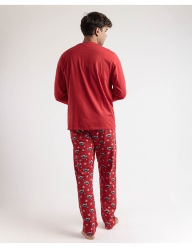 Pijama Manga Larga Stitchmas para Hombre | MrDandy