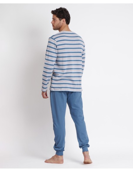 Pijama Manga Larga Nobody Goofy para Hombre | MrDandy