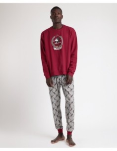 Pijama Manga Larga King Mickey para Hombre | MrDandy