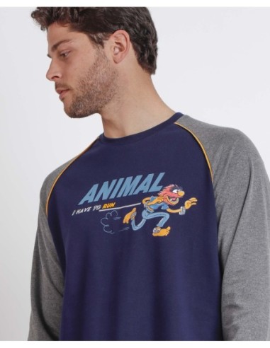 Pijama Manga Larga Animal I Have to Run para | MrDandy