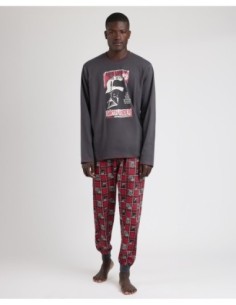 Pijama Manga Larga Punk Vader para Hombre | MrDandy