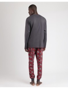 Pijama Manga Larga Punk Vader para Hombre | MrDandy 2