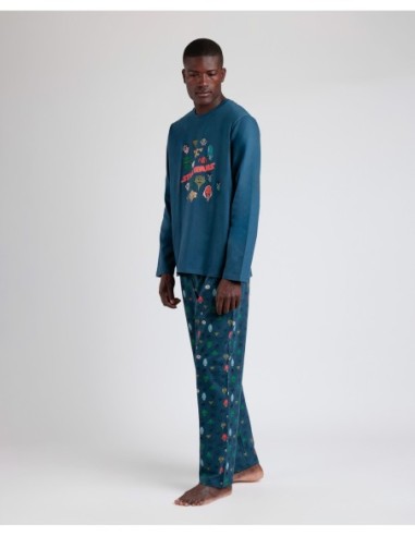 Pijama Manga Larga Alien Species para Hombre | MrDandy