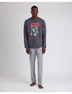 Pijama Manga Larga Boba Fett para Hombre | MrDandy
