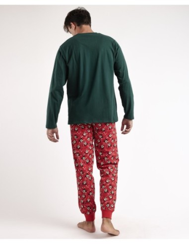 Pijama Manga Larga Mickey Xmas para Hombre | MrDandy