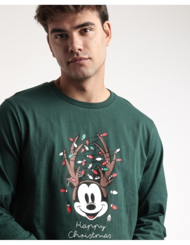 Pijama Manga Larga Mickey Xmas para Hombre | MrDandy