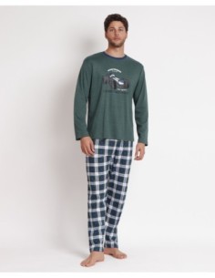 Pijama Manga Larga Born To Ride para Hombre | MrDandy