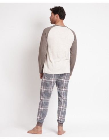 Pijama Manga Larga Boston para Hombre | MrDandy
