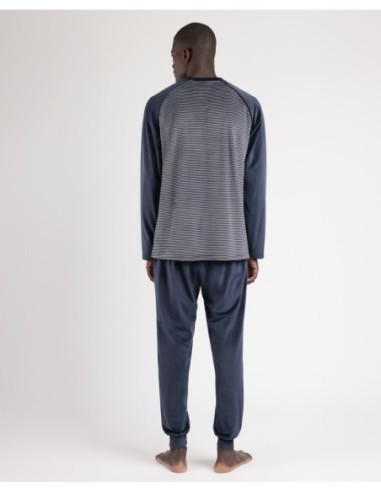 MAGNIFIC Pijama Manga Larga Velvet Basic | MrDandy