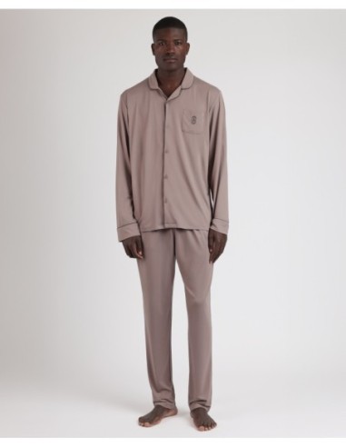 Pijama Manga Larga Soft Sleep para Hombre | MrDandy