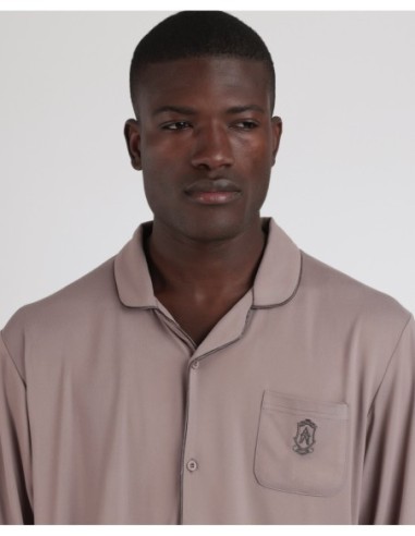 Pijama Manga Larga Soft Sleep para Hombre | MrDandy