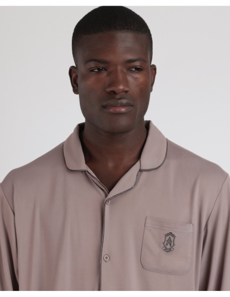 Pijama Manga Larga Soft Sleep para Hombre | MrDandy