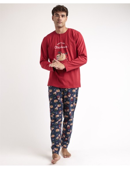 Pijama Manga Larga Have a Lazy Christmas para | MrDandy