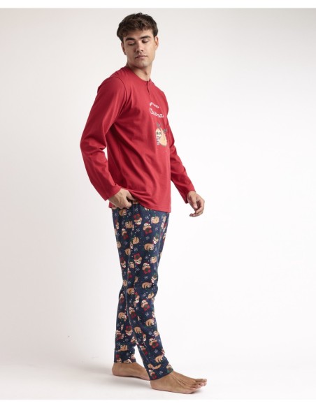 Pijama Manga Larga Have a Lazy Christmas para | MrDandy