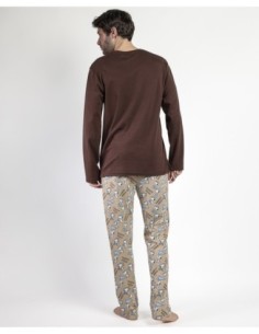 Pijama Manga Larga Varsity Squad para Hombre | MrDandy 2