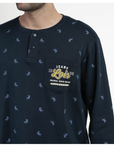 Pijama Manga Larga Tapeta Snow para Hombre | MrDandy