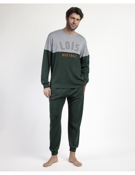 Pijama Manga Larga Piezas Den1962 para Hombre | MrDandy