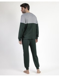 Pijama Manga Larga Piezas Den1962 para Hombre | MrDandy 2