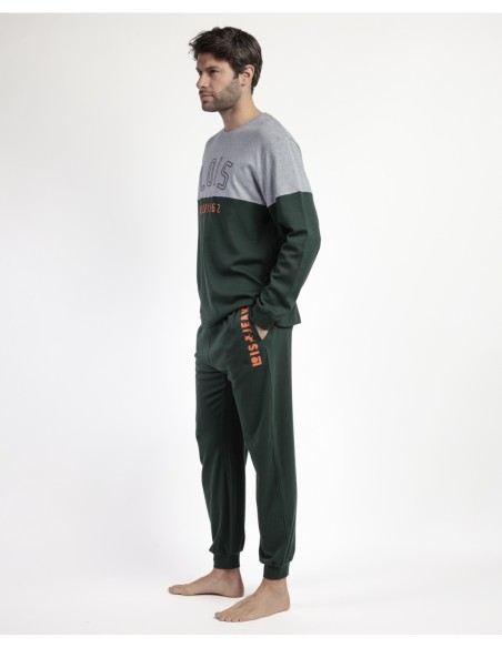 Pijama Manga Larga Piezas Den1962 para Hombre | MrDandy