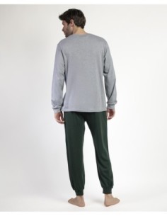 Pijama Manga Larga Den1962 para Hombre | MrDandy 2