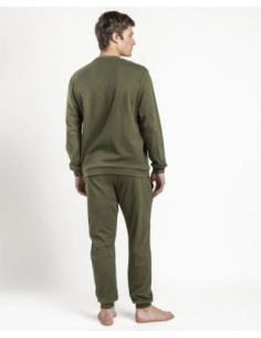 Pijama Manga Larga Embossing para Hombre | MrDandy 2