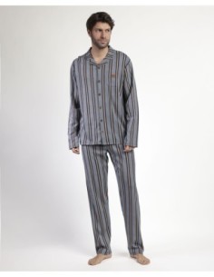 Pijama Manga Larga Abierto Pointe para Hombre | MrDandy