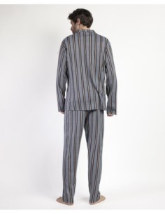 Pijama Manga Larga Abierto Pointe para Hombre | MrDandy 2