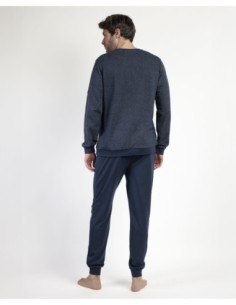 Pijama Manga Larga Felpa Ridge para Hombre | MrDandy 2