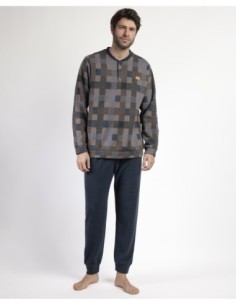 Pijama Manga Larga Tapeta Rectangles para | MrDandy