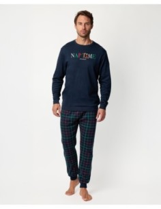 Pijama Manga Larga Nap Time para Hombre | MrDandy