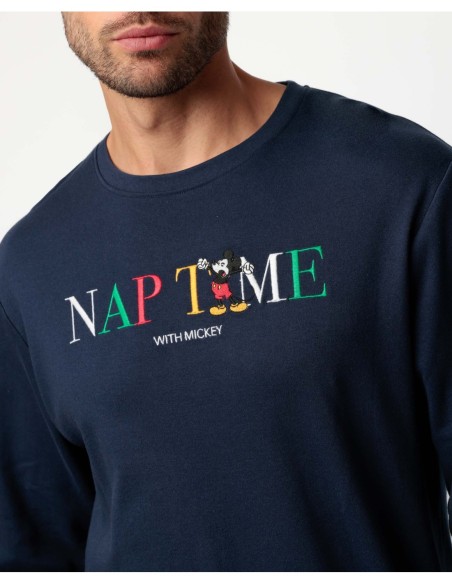 Pijama Manga Larga Nap Time para Hombre | MrDandy