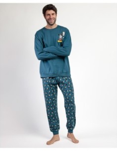 Pijama Manga Larga Felpa Lost Mickey para | MrDandy