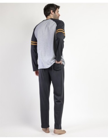 Pijama Manga Larga Sport para Hombre | MrDandy